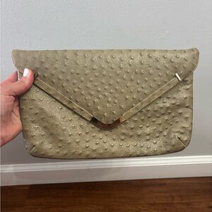 Elegant Tan Clutch Bag